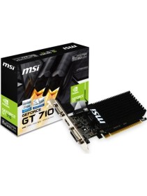 Resim MSI GT 710 2GD3H LP 2GB 64bit DDR3 DVI HDMI ( GT 710 2GD3H LP ) 