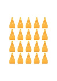 Resim 20x 1/4bsp Erkek Konu Abs Tek Delikli Hava Üfleme Düz Jet Nozul Sarı 