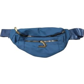 Resim Cloudstore Mavi Hafif Crossbody Bel Çantası - Eller Serbest İphone Ve Kartlar İçin Pratik Mavi 