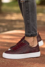 Resim Chekich Erkek Bordo Sneaker Ayakkabı Ch015 