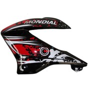 Resim Mondial 150 X-treme Benzın Deposu Sol Plastik Kapak Siyah 