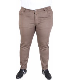 Resim Moc Grande Mocgrande Büyük Beden Klasik 5 Cep Pantolon Venedik 11916 S.kahve S.kahve 