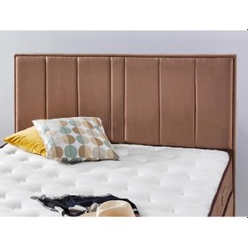 Resim Nironyatak Niron Comfort Başlık 120 Cm Tek Kişilik Yatak Başlığı Sütlü Kahve 