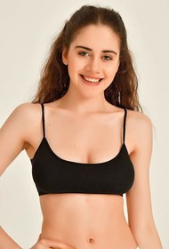 Resim İmer Çamaşır Kadın Siyah Modal Sporcu Büstiyer 2603 