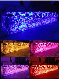 Resim Dekoratif Kor Taş Masaj Salon Yatak Odası Meditasyon Aydınlatma 