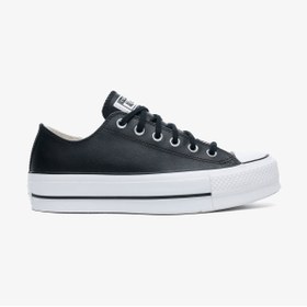 Resim Converse Chuck Taylor All Star Leather Platform Erkek Siyah Sneaker 