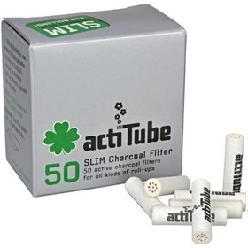 Resim Actitube Karbonlu Pipo Filtresi 7 Mm 50 Adet 