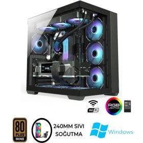 Resim Apphirex TCX99 Masaüstü Bilgisayar Ryzen 7 5700X 32GB 1TB M.2 SSD RX9060XT 16GB Oyun ve Tasarım İçin 