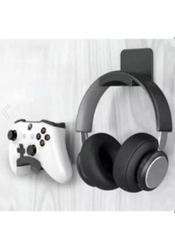Resim Kulaklık Standı 1 Adet Kulaklık Tutucu Kol Standı Kumanda Standı Bantlı Ps4 Ps5 Xbox Uyumlu Beyaz 