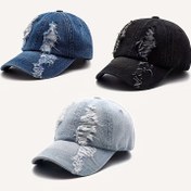 Resim Erkekler ve kadınlar için yıpranmış şapkalar, Kore versiyonu olan yıkanmış ve vintage beyzbol şapkaları ile çiftler için uygun, ilkbahar ve sonbahar moda için hafif 