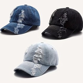 Resim Erkekler ve kadınlar için yıpranmış şapkalar, Kore versiyonu olan yıkanmış ve vintage beyzbol şapkaları ile çiftler için uygun, ilkbahar ve sonbahar moda için hafif 