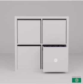 Resim Çok Amaçlı Çekmeceli Dolap Dosyalık, Oyuncakdolabı Vb. Kullanım Beyaz 