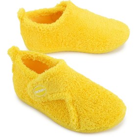 Resim Gezer Kışlık Kız Çocuk Peluşlu Rahat Taban Cırt Cırtlı Ayarlanabilir Ev Okul Kreş Panduf Ayakkabı 