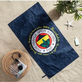 Resim Taç Fenerbahçe FB Palamut Microfiber Plaj Havlusu 85*155 