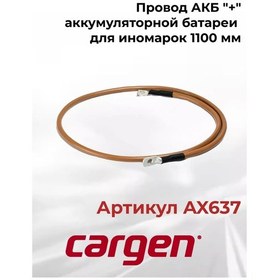 Resim Cargen Akub " +" Akü Kablosu Yabancı Otomobiller İçin 1100 Mm 200481077 