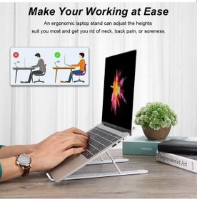 Resim Dancemonkey Cbtx 6 Seviyeli Açık Stand - Beyaz Dizüstü Montaj Standı 