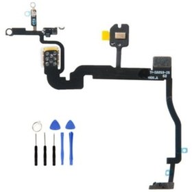 Resim iPhone Uyumlu 11 Pro Max Power Güç Flex Tamir Seti Hediye !!! 