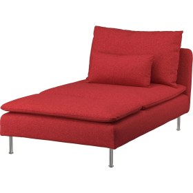 Resim IKEA Kırmızı Rahat Kanepe - Uzanma Koltuğu 