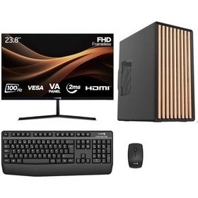 Resim Turbox TX8060 i7-12700 32 GB 512 GB SSD 23.8" Free Dos Oem Paket Masaüstü Oyuncu Bilgisayarı 