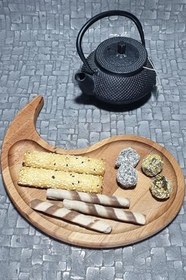 Resim Ahşap Kay?N Çerezlik-Kahvaltılık Ve Servis- Sunum Taba?? Kz10142 
