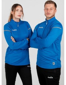 Resim Diadora Alto 25 Antrenman Eşofmanı Tek Üst Saks Mavi Saks Mavisi 