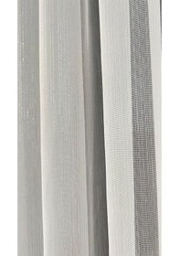 Resim Gümüş Simli Keten Tül Perde Yüksek Kalite Seyrek Pile 1'e 2 Pile-gümüş Gümüş 