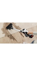 Resim Bosch Serie 6 Değiştirilebilir Pil Teknolojili 10 YıL Motor Garantili Şarjlı Dikey Süpürge Beyaz 