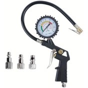 Resim Dashanshop Avrupa Japon Araçları İçin 200 Psı Lastik Basınç Ölçer Hava Kompresör Seti 
