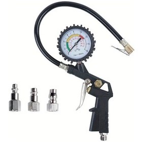 Resim Dashanshop Avrupa Japon Araçları İçin 200 Psı Lastik Basınç Ölçer Hava Kompresör Seti 