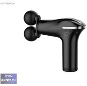 Resim Usb Şarj Edilebilir Düğme Modeli Elektrikli Masaj Aleti, Siyah 