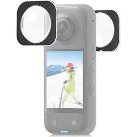 Resim Yunboo Insta360 X3 Uyumlu Pu850b Panoramik Kamera Lens Koruyucu Seti - 2 Adet 