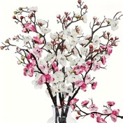 Resim 4 Uzun Dal Yapay Erik Çiçeği, İlkbahar Yaz Sonbahar Kış Dekorasyonları Sahte Çiçekler Düğün Ev Merkezi El Yapımı Çiçek Düzenlemeleri Solmaya Karşı Dirençli Anneler Günü, Nişanlar, Partiler ve Daha Fazla Bayramlık Etkinlikler İçin Mükemmel 