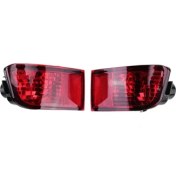 Resim Arcane Sis Lambası, Land Cruiser Prado 120 Arka Lambası 2002-2009 Arka Tampon Reflektörleri Ampul Yok Işık Kabuğu, Kırmızı (Yurt Dışından) 