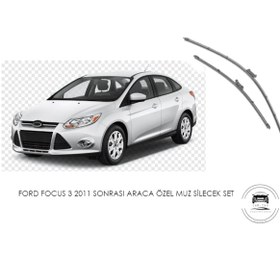 Resim Kruger Araca Özel Ford Focus 3 Muz Silecek Takımı 2012-2018 