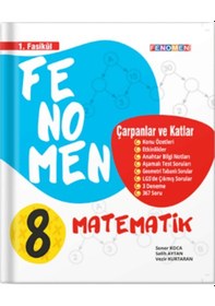 Resim Fenomen Okul Yayınları 8. Sınıf Lgs Matematik 1. Fasikül Çarpanl 
