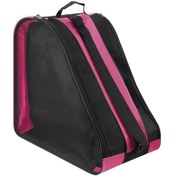 Resim Xuweiwei Universal Taşınabilir Paten Çantası, Bright Pink Kalın Tekerlekli Paten Parlak Pembe Renk 
