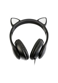 Resim Polosmart FS56 Mikrofonlu Kedi Figürlü Kulak Üstü Kulaklık 