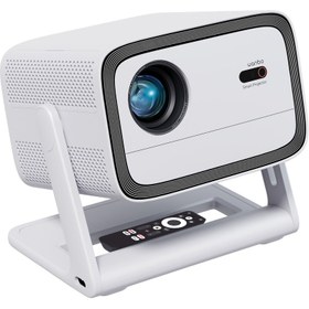 Resim Wanbo Vali 1 900 ANSI Lümen Android TV Dahili Stand Projeksiyon Cihazı 