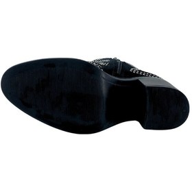 Resim Albini 26104752 Hakiki Nubuk Deri Kadın Bot Siyah 