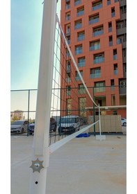 Resim Diamond Seyyar Voleybol Direği Ve Gold Voleybol File Seti 
