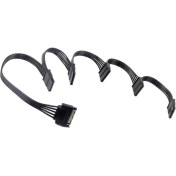 Resim Perfect Sürücü 20 cm + 4X10 cm 1 Erkek Için 5 Kadın Sabit Disk 18AWG Tel Pc Için Dayanıklı (Yurt Dışından) 