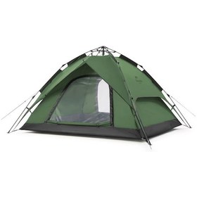 Resim Naturehike 4 Kişilik Otomatik Kurulum Kamp Çadırı Yeşil Yeşil 