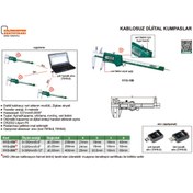 Resim İnsize 1113-200mm Dijital Kumpas(kablosuz Veri Aktarımı) 