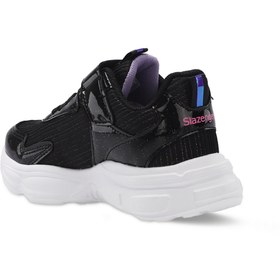 Resim Slazenger NOBLE I Kız Çocuk Sneaker Ayakkabı Siyah 