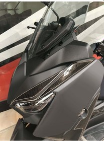 Resim Yamaha Xmax 2018-2021 Karbon Desen Far Üstü Kaş Pad 