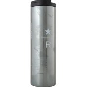 Resim Starbucks Reserve™ Gümüş Harita Tasarı mlı Termos - 473 ml 