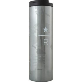 Resim Starbucks Reserve™ Gümüş Harita Tasarı mlı Termos - 473 ml 