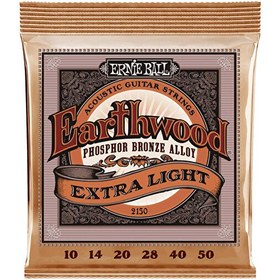 Resim Ernie Ball P02150 Extra Light 10-50 Akustik Gitar Teli 