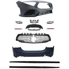 Resim OLED GARAJ Mercedes W117 İçin Uyumlu CLA Serisi OEM Amg Body Kit 