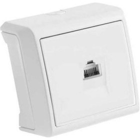 Resim Viko Vera Beyaz Sıva Üstü Tekli Nümeris Cat-3 - 90681013 